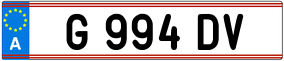 Truck License Plate